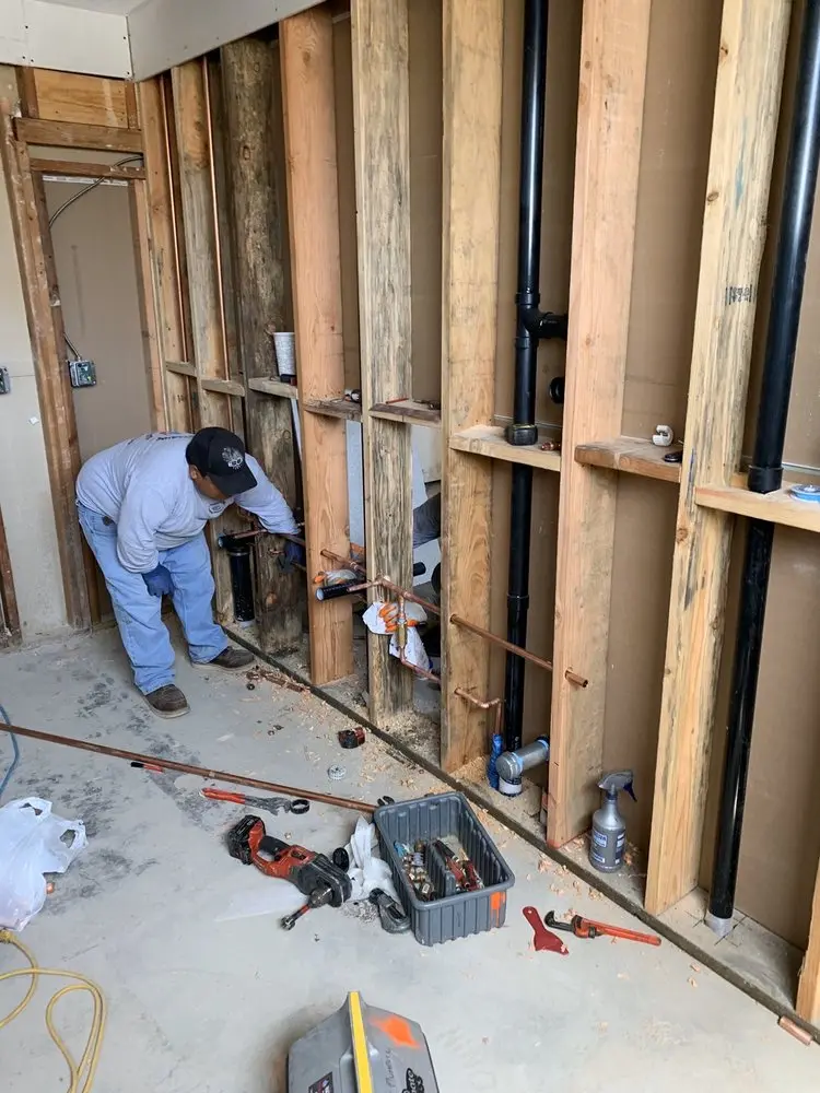 Commercial rough-in plumbing for Trenchless Sewer Repair in Lindstrom